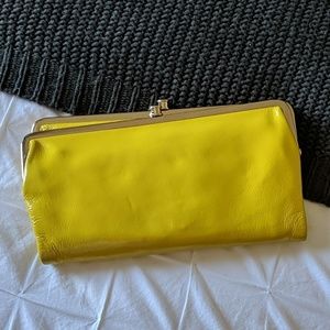 HOBO Yellow Lauren Wallet Clutch